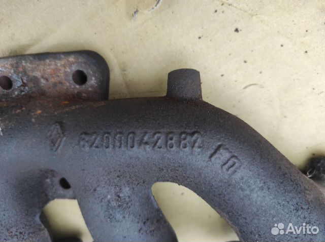 Renault master 2.5 DCI выпускной коллектор