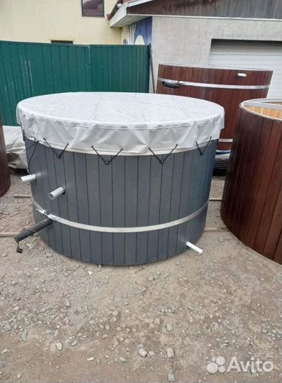 Банный чан купель с подогревом Ирий Престиж