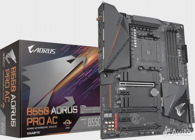 Материнская плата gigabyte B550 aorus PRO AC купить в Подольске ...