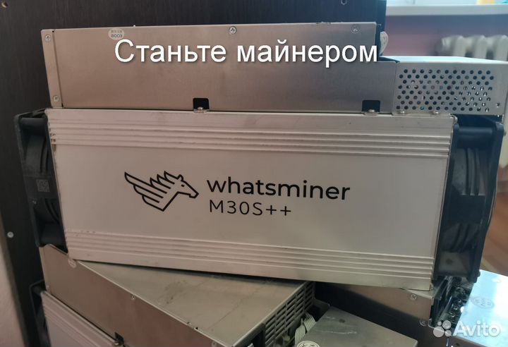 Asic майнер Whatsminer M30S++ 108Th