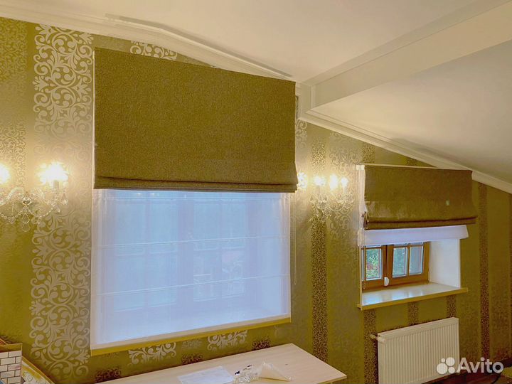 Римские шторы на кухню