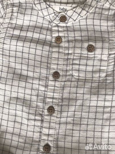 Комплект рубашка шорты для мальчика C&A 62,68,74