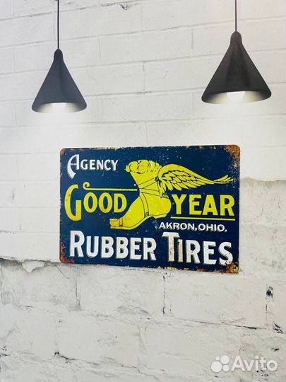 Декор на стену Good year Rubber Tires