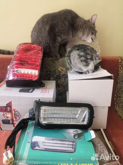 Led оптика Нива + решетка