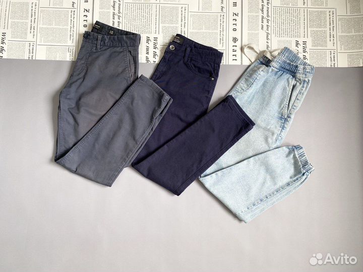 Джинсы мужские пакетом Pull bear Bershka 44-46 р