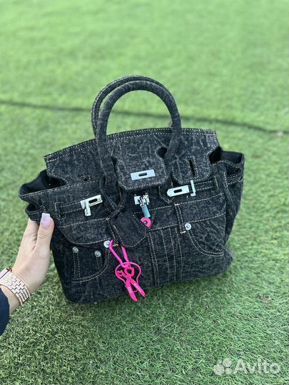 Сумка в стиле биркин