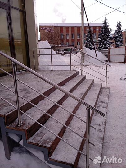 Перила для лестниц из нержавеющей стали, поручни