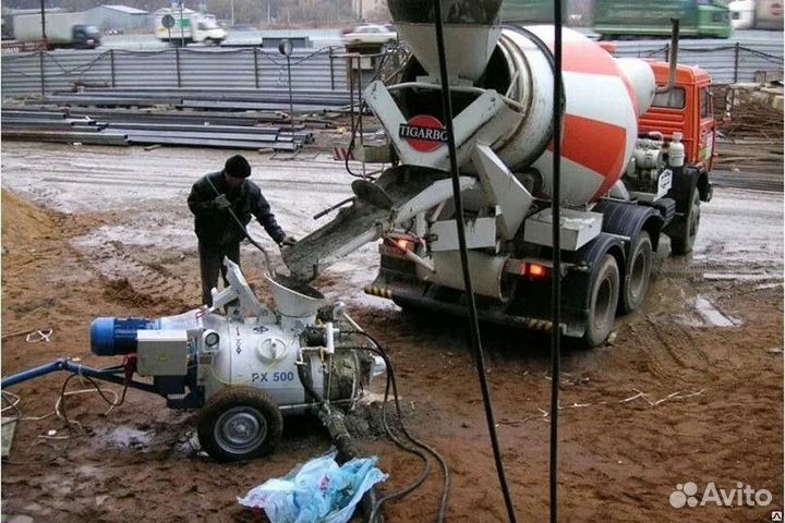 Бетон бетононасос