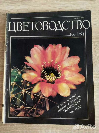 Журналы Цветоводство 1991 год