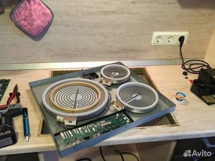 Ремонт электроплит и духовок, варочных панелей