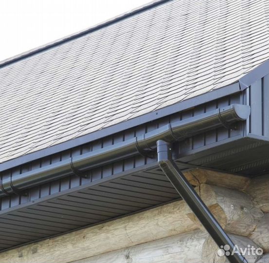 Водосточные системы металл-пластик
