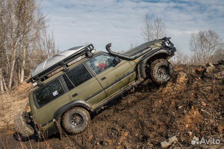 Задний силовой бампер KDT для Toyota Land Cruiser 80