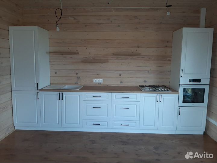 Кухонный гарнитур мдф без ручек hk 4587