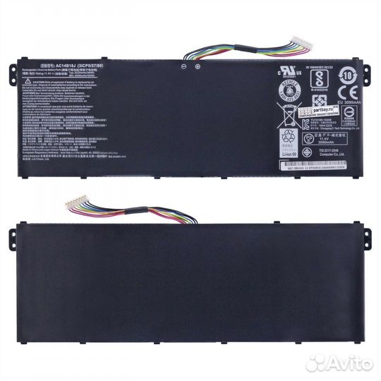 Аккумулятор для Acer AC14B18J 11.4V 3090mAh 35Wh
