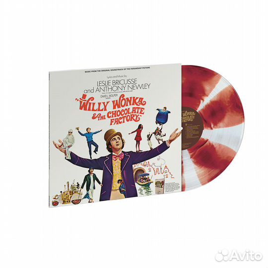 Willy Wonka & The Chocolate Factory red vinyl lp