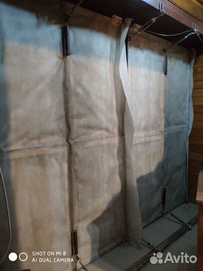 Ворота гаражные металлические бу