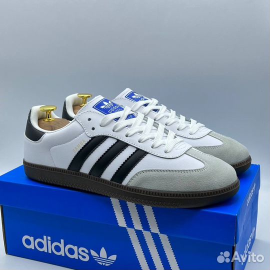 Элегантные Adidas Samba White обувь