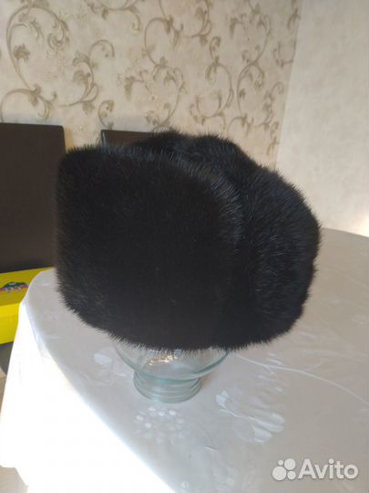 Шапка ушанка мужская норка