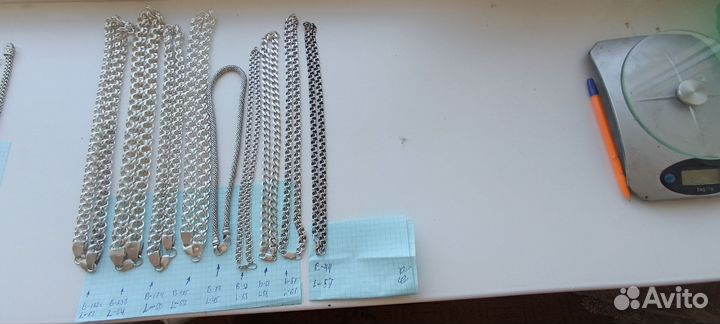 Серебряные цепочки