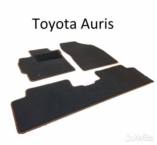 Коврики Toyota Auris 2006-2012 г.в. ворсовые