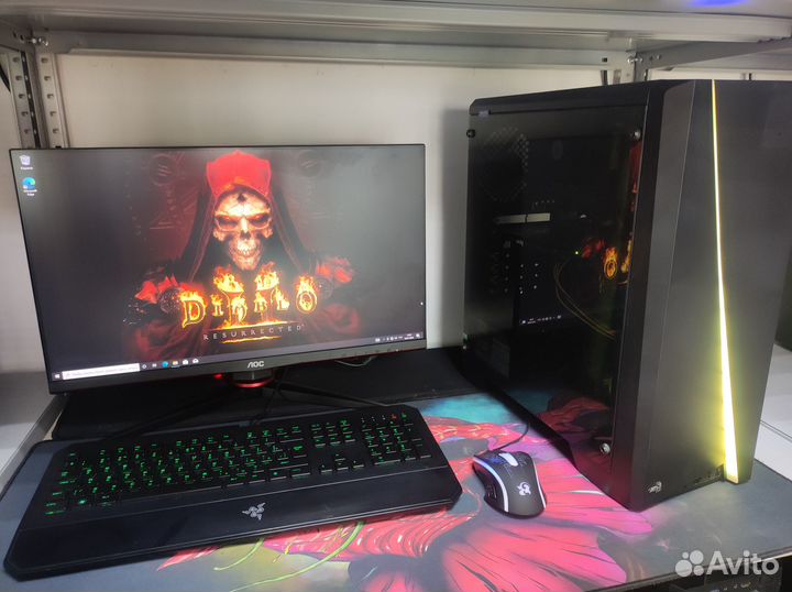 Игровой пк i3 8100 / 16GB / GTX 1050 4GB/ SSD 256