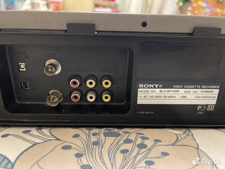 Видеомагнитофон sony sp100 hi fi
