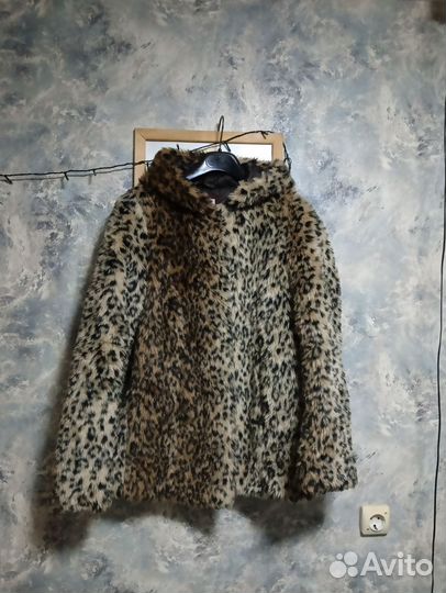 Шуба Из эко меха Bershka