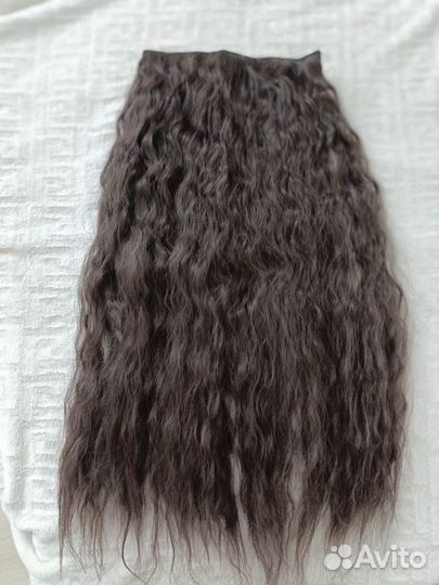 Волосы на заколках