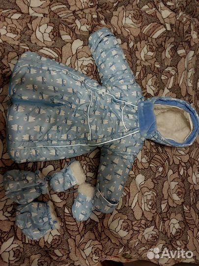 Зимний комбинезон для мальчика