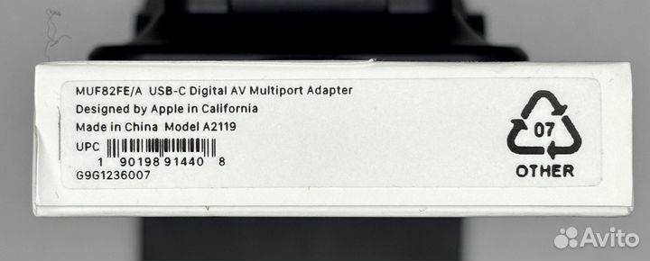 A2119 Переходник Apple USB-C Digital AV Multiport