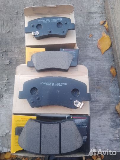 Комплект колодок в hyundai solaris