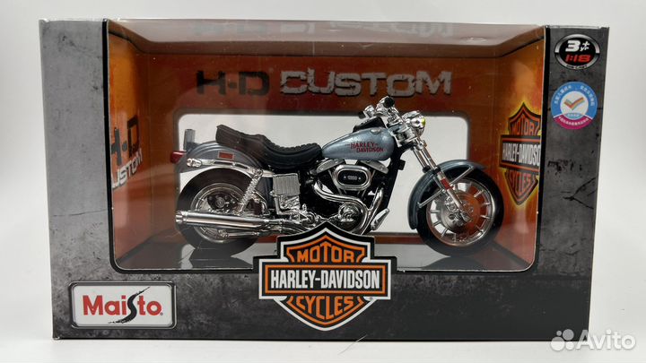 Harley Davidson FXS Low Rider 1977 gray Maisto