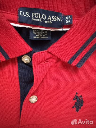 Us polo assn Поло на мальчика 6-8 лет