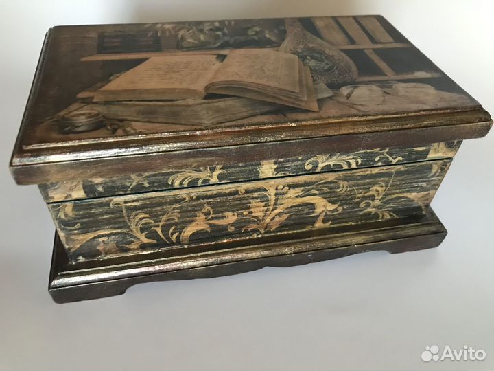 Шкатулка.ручная работа.дерево