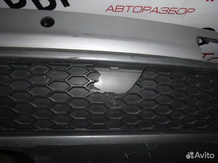 Юбка заднего бампера Audi Q3 S-Line (2011-2018)