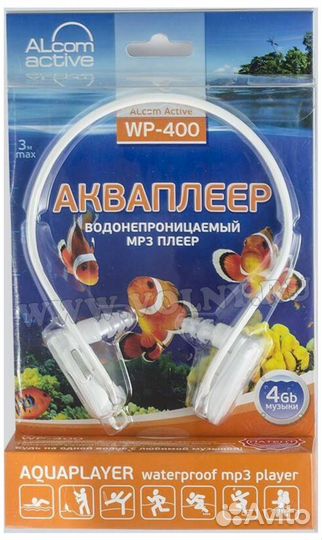 Водонепроницаемый мр 3 плеер ALcom active WP - 400