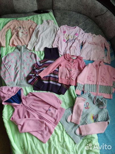 Одежда для девочки пакетом 104-110