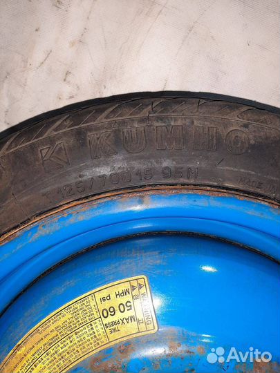 Колесо R15x11.5 4x120 (Kumho Inflate TO 420 KPA 125/70)