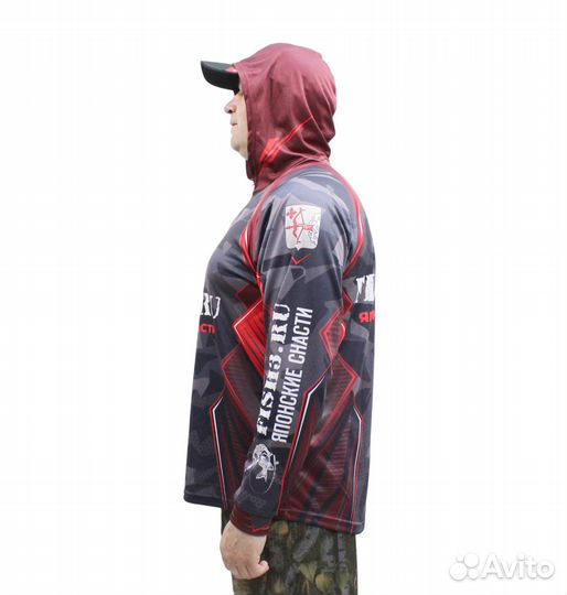 Джерси Fish3 с капюшоном L, XL, XXL без имени