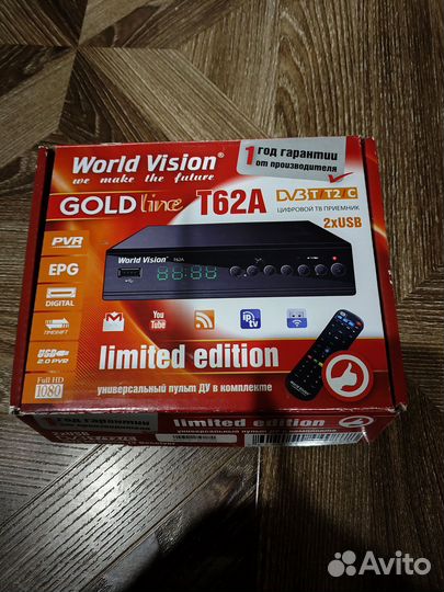 DVB-T2 приставка World Vision T62A