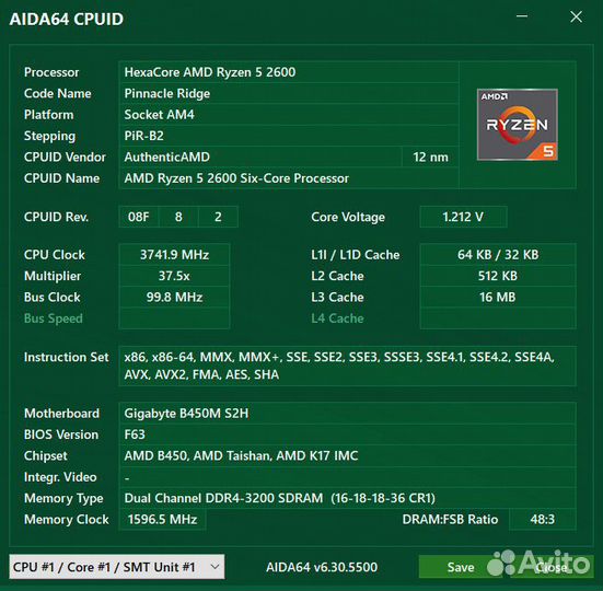 Ryzen 5 2600