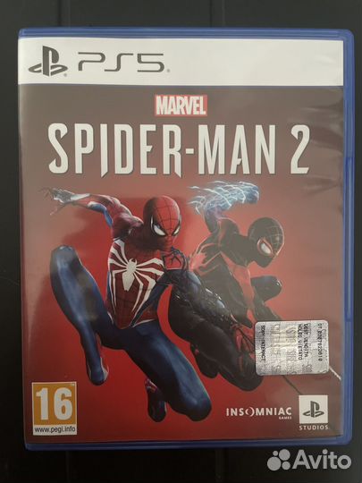Человек паук 2 ps5 диск