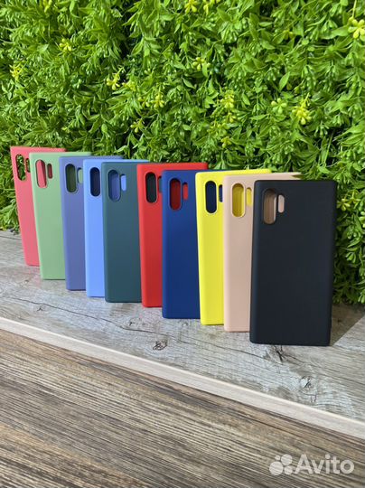 Чехол силиконовый Samsung Note 10 plus