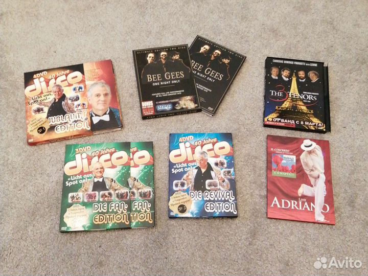 DVD диски с концертами