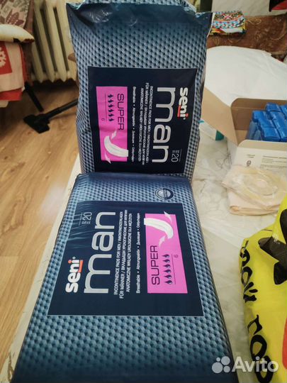 Мужские урологические прокладки seni