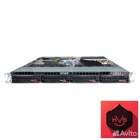 Сервер Supermicro 819 4LFF 2xE5-2620v3 576GB