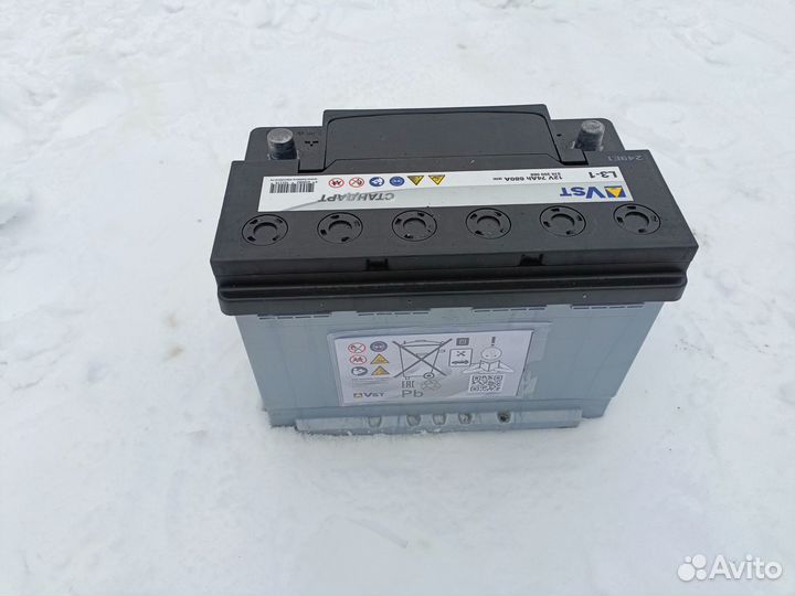 Аккумулятор 75 ач новый