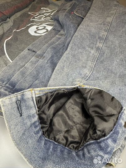 Джинсовая куртка levis and stussy