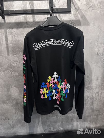 Chrome Hearts Multi Color Cross Longsleeve Black