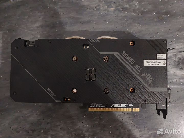 Видеокарта Asus tuf gaming gtx 1660